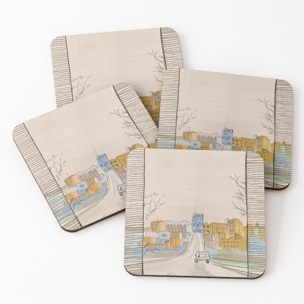Item preview, Quincy Bridge Neutral designed and sold by Amelia Dean.