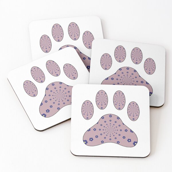 Item preview, Floral Paw Print designed and sold by artsyANTcreatns.