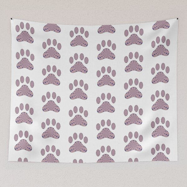 Item preview, Floral Paw Print designed and sold by artsyANTcreatns.
