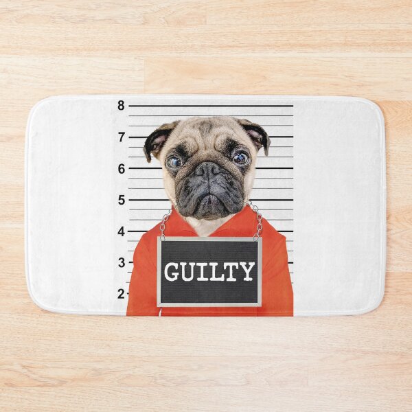 Item preview, Funny Pug Puppy Dog Mug Shot  designed and sold by MOKA META.