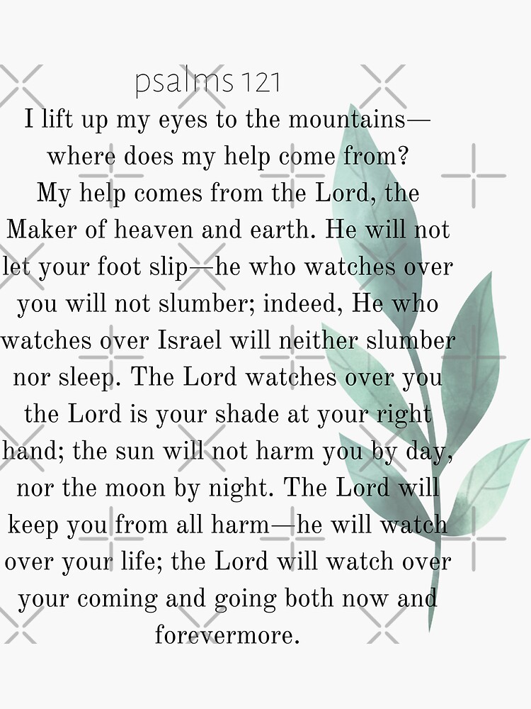 Psalm 121 Geschenke Merchandise Redbubble