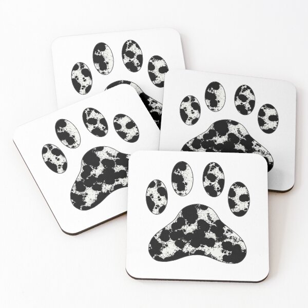 Item preview, Black and White Paw Print designed and sold by artsyANTcreatns.