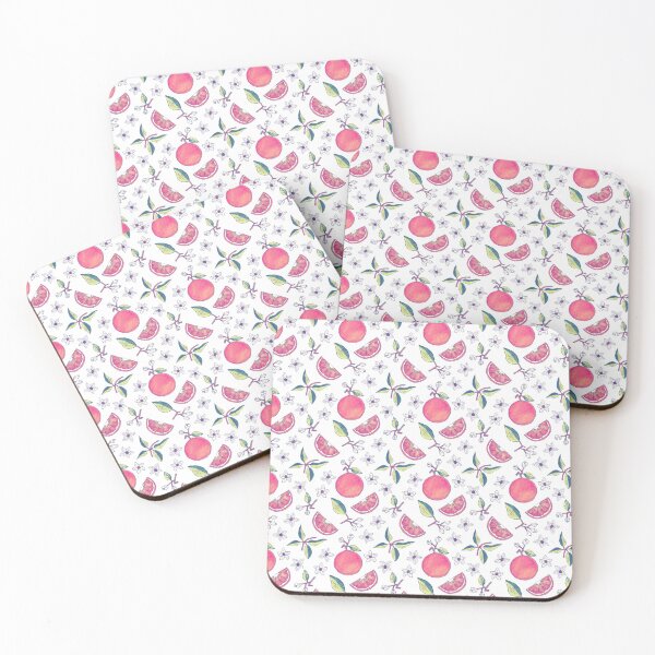 Item preview, Orange Blossom in White designed and sold by tuesdaytextiles.