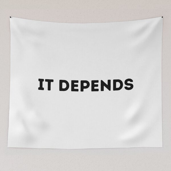 Item preview, DBA It Depends designed and sold by Yekaior.
