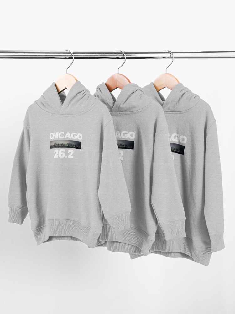 Alternate view of Chicago Illinois Run 26.2 miles Toddler Pullover Hoodie