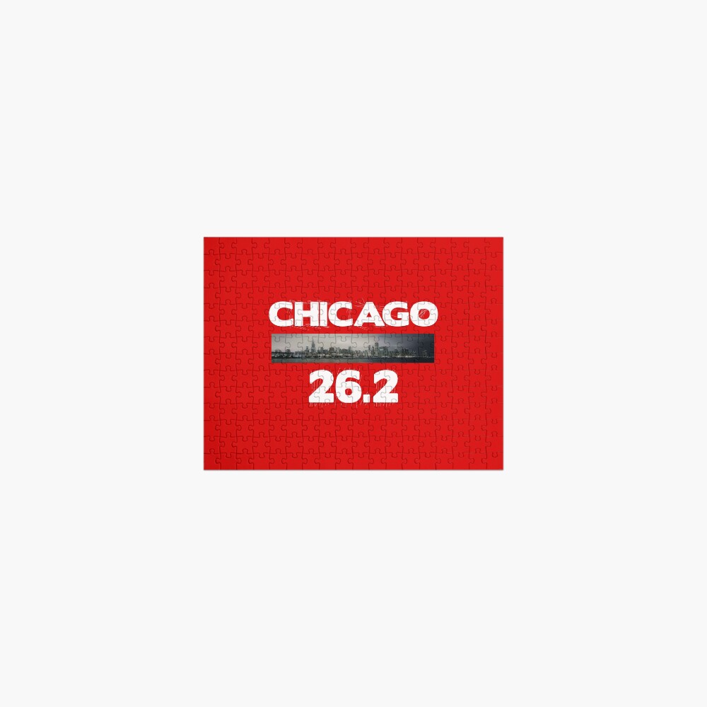 Chicago Illinois Run 26.2 miles Jigsaw Puzzle