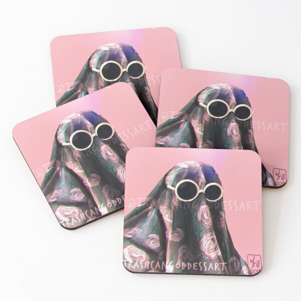 Item preview, floral ghost designed and sold by trashcangoddess.