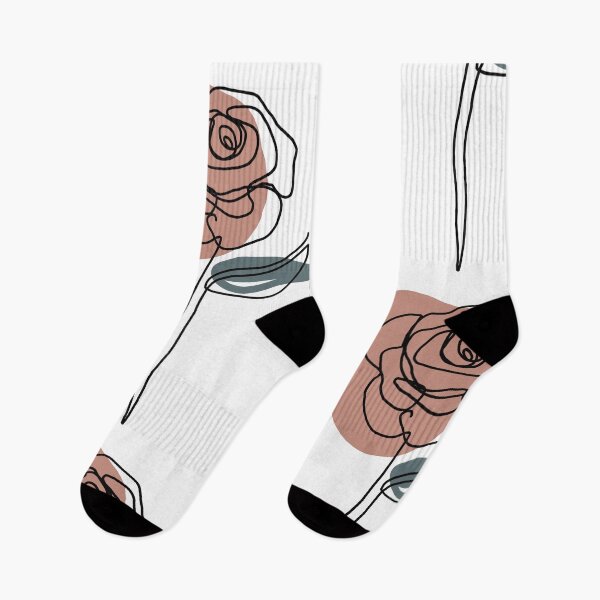Item preview, Dusky Blush Rose Line Art designed and sold by Pinkmagenta.