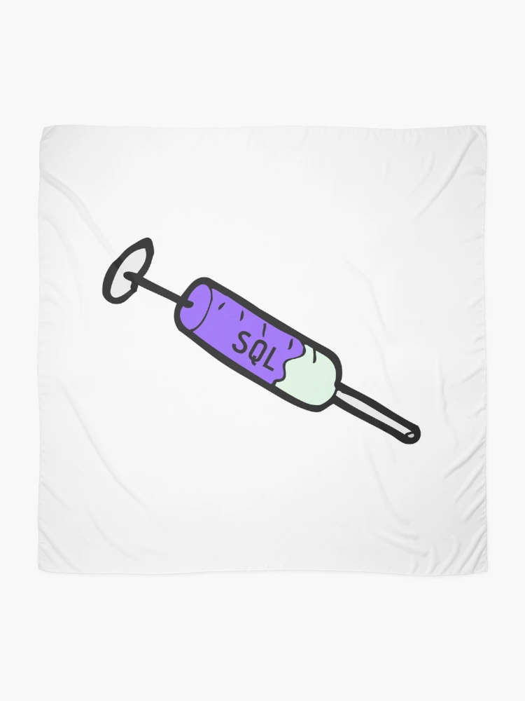 Thumbnail 2 of 3, Scarf, SQL Injection Neon designed and sold by Yekaior.