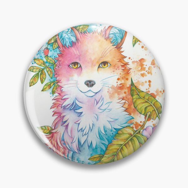 Item preview, Colourful Autumn Fox - Fall Woods designed and sold by YumePeachyPie.