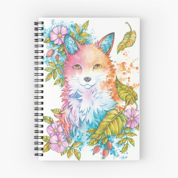 Item preview, Colourful Autumn Fox - Fall Woods designed and sold by YumePeachyPie.