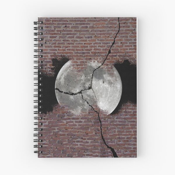 Item preview, moon inside a brick wall designed and sold by pgorostiza.