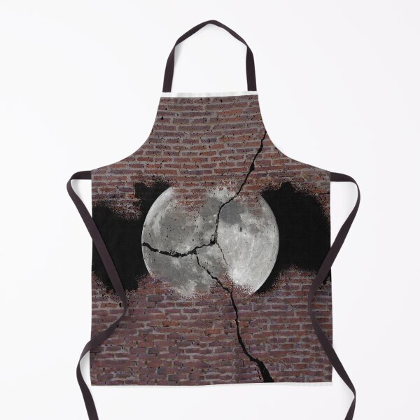 Item preview, moon inside a brick wall designed and sold by pgorostiza.