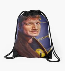 Nathan Fillion Drawstring Bag