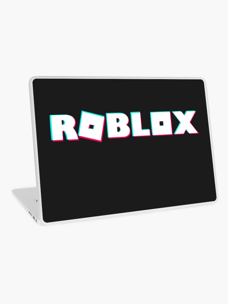 Roblox Tiktok 3d Style Logo Laptop Skin By Stinkpad Redbubble - roblox logo 3d