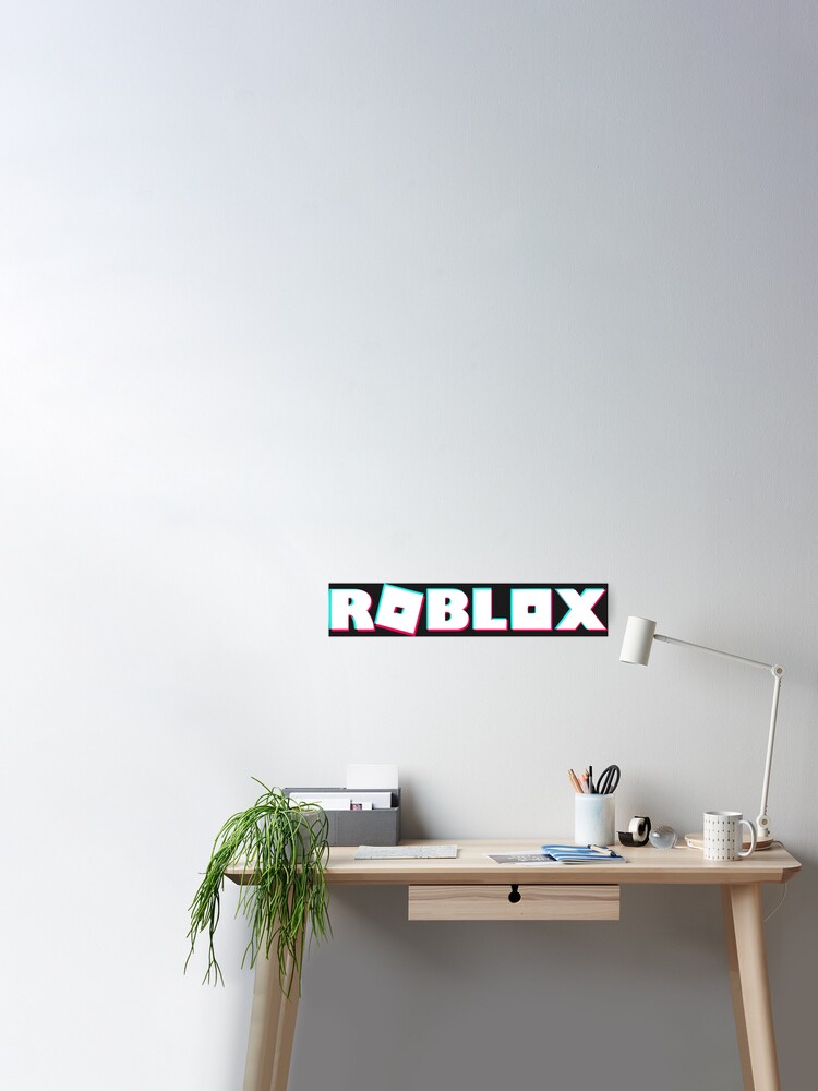 Roblox Tiktok 3d Style Text Poster By Stinkpad Redbubble - 3d poster roblox