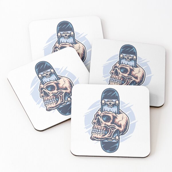 Item preview, Skateboarder Skull designed and sold by eDigi-Arts.