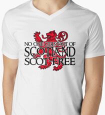 No one gets out of Scotland scot-free Men's V-Neck T-Shirt