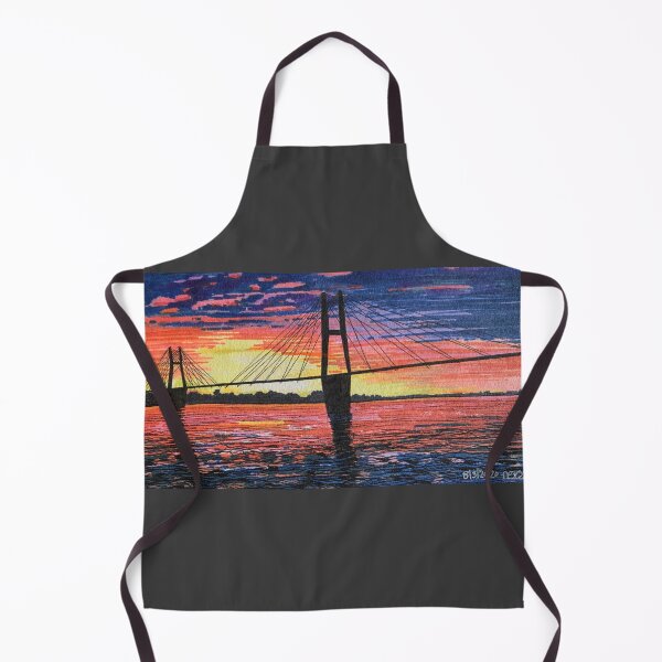 Item preview, Quincy Bridge Colorful Sunset designed and sold by Amelia Dean.