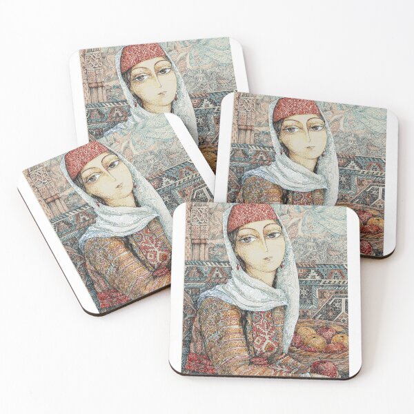 Item preview, Girl and Apples designed and sold by Retro Art Printings.