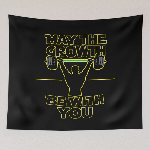 Item preview, May The Growth Be With You Gym Muscle Gain designed and sold by MasterKlaw.