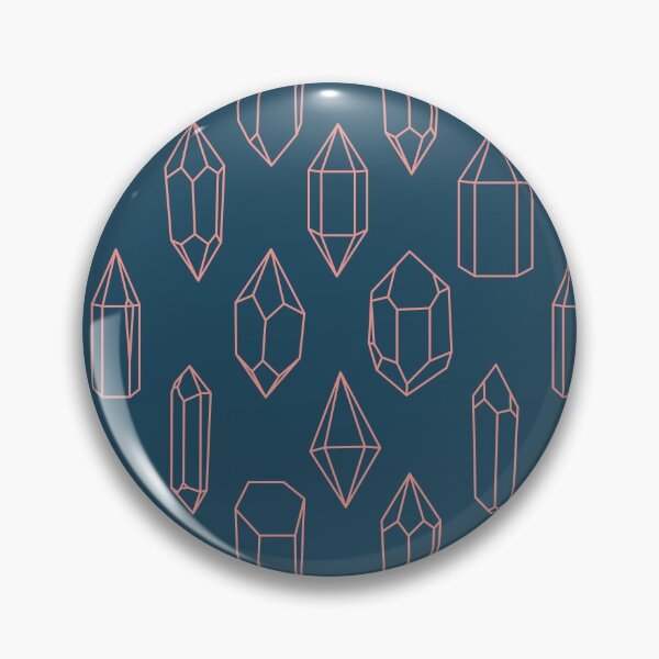Item preview, Crystals in Blush & Navy  designed and sold by Nostalgia-Trip.