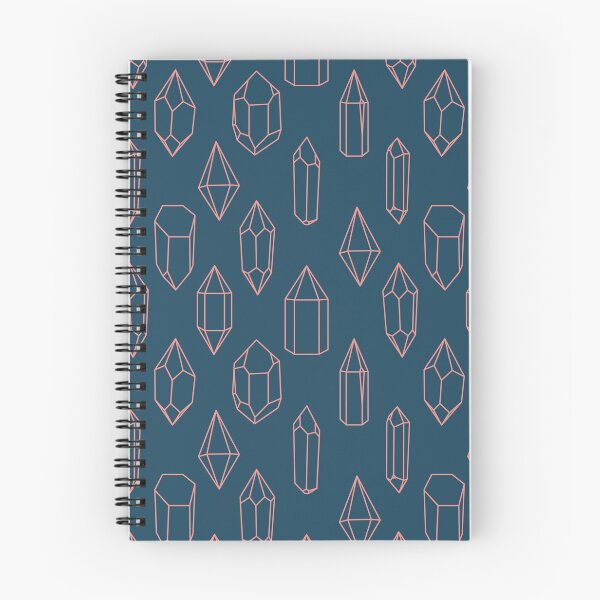 Item preview, Crystals in Blush & Navy  designed and sold by Nostalgia-Trip.