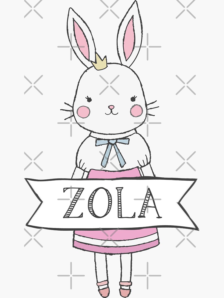 Zola Sticker For Sale By A Personalised Redbubble