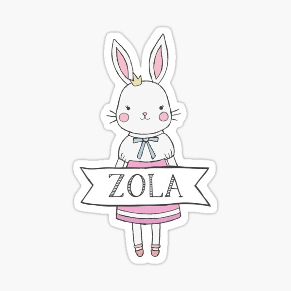 Zola Sticker For Sale By A Personalised Redbubble