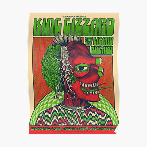 king gizzard and the lizard wizard tour poster Poster