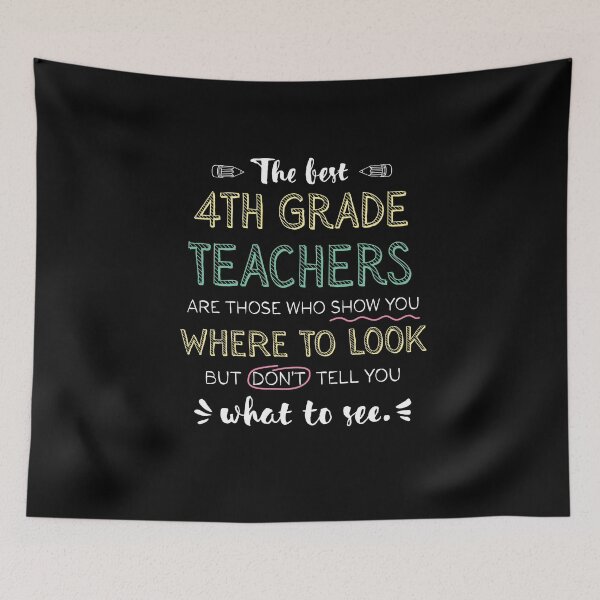 Item preview, The best 4th Grade Teachers Appreciation Gifts - Quote Show you where to look designed and sold by betternotes.