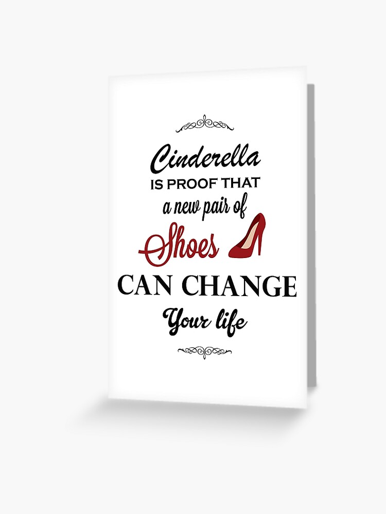 Quote cinderella is Proof That a Great Pair of Shoes Can Change Your Life  EMBROIDERY DESIGN File Instant Download Hus Exp Jef Vp3 Pes Dst - Etsy