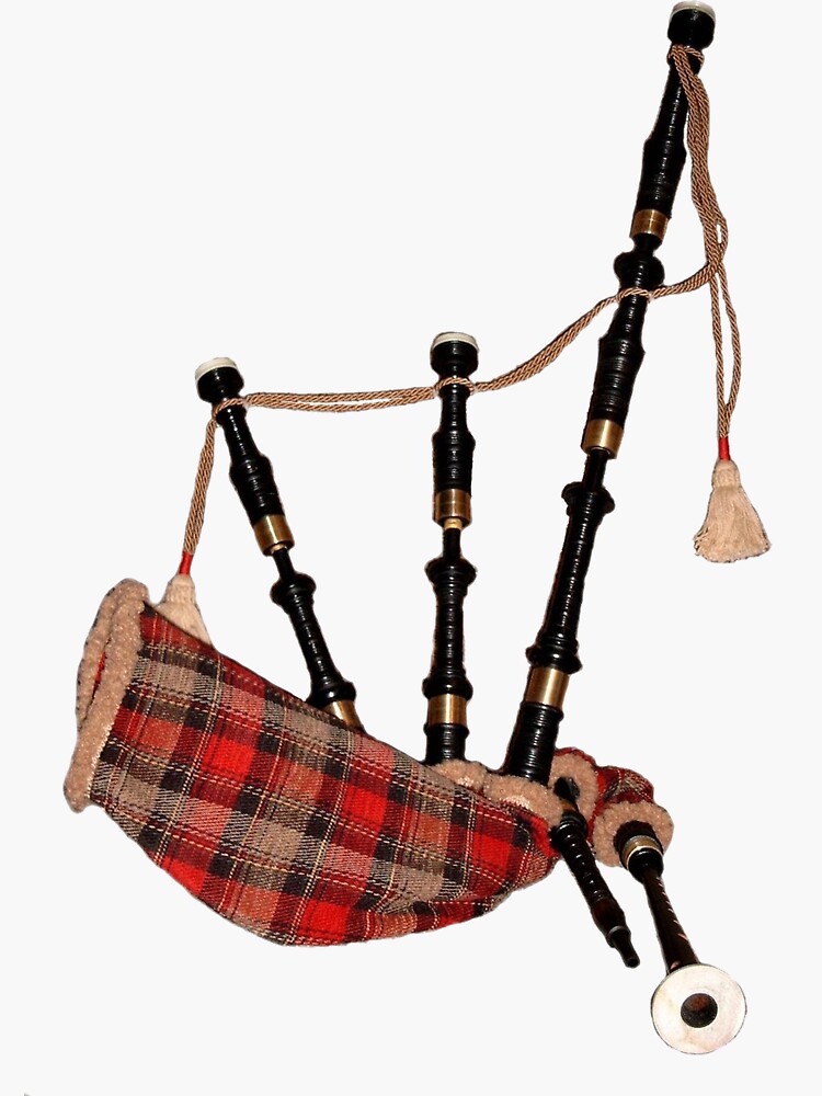 "Bagpipe 1" Sticker for Sale by rachelshade Redbubble