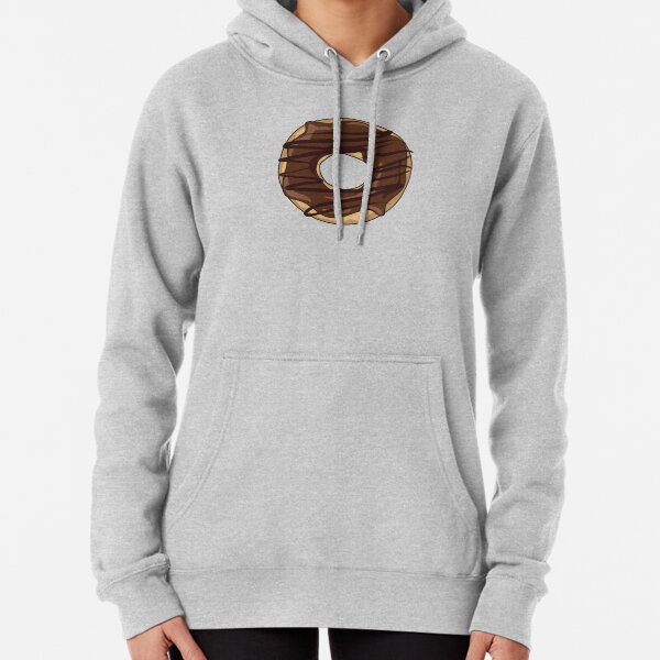 Chocolate Drizzle Donut Pullover Hoodie