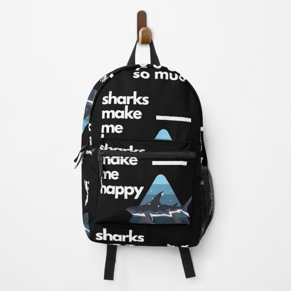 Item preview, sharks make me happy you not so much designed and sold by ihsanestore01.