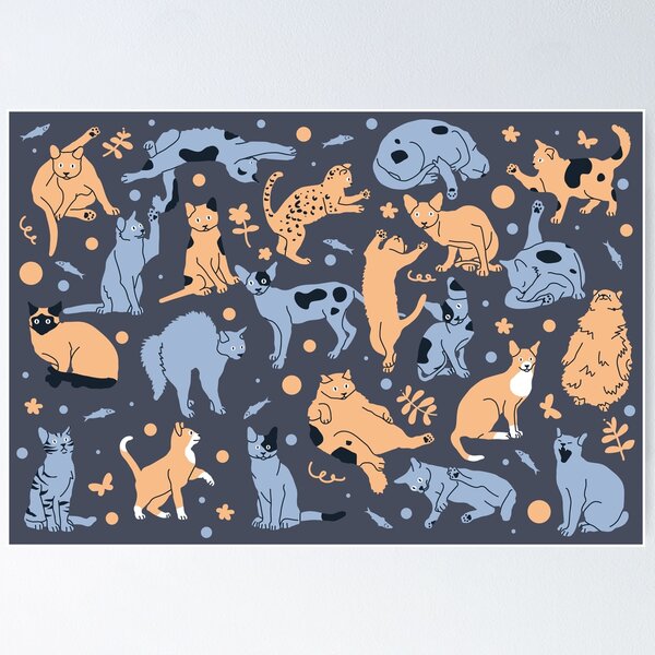 Item preview, A bunch of cats designed and sold by LaurenceLeela.