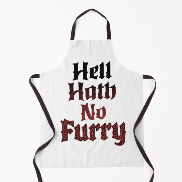 Item preview, Hell Hath No Furry - Funny Fury Fur Lettering designed and sold by 26-Characters.