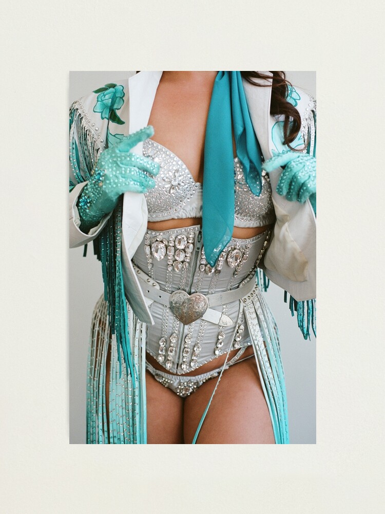 Rhinestone Corset Photographic Print for Sale by starladawn