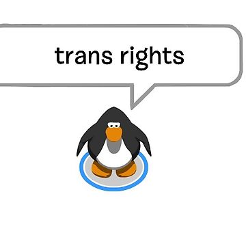Artwork thumbnail, Trans Rights Penguin by MoogMachineMaze