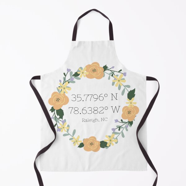Item preview, Raleigh, North Carolina Coordinates with Floral Wreath designed and sold by STAR10008.