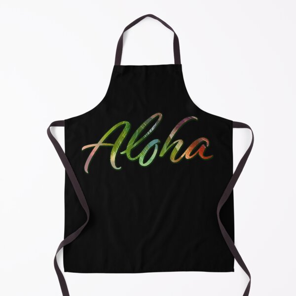 Item preview, Aloha Tropical Flowers and Leaves Lettering  - Hawaii Hawaiian Calligraphy designed and sold by 26-Characters.