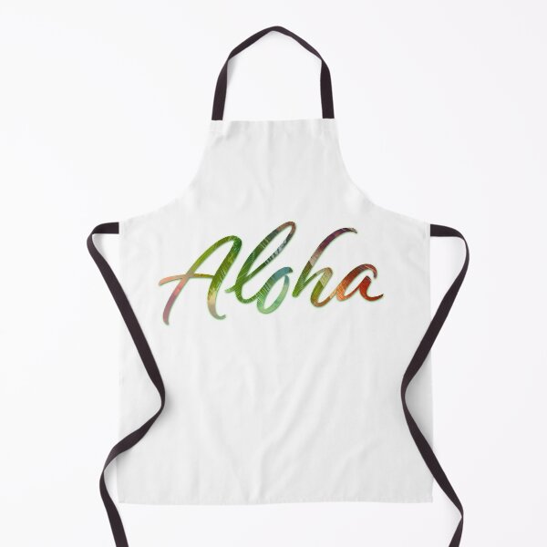 Item preview, Aloha Tropical Flowers and Leaves Lettering  - Hawaii Hawai'i Calligraphy designed and sold by 26-Characters.