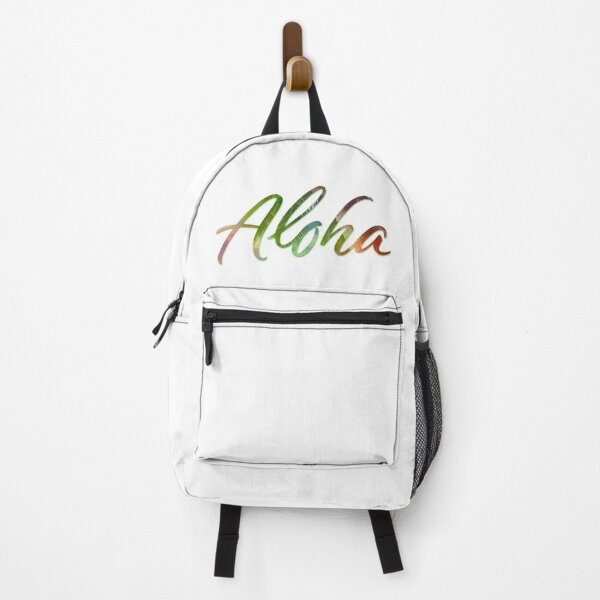 Item preview, Aloha Tropical Flowers and Leaves Lettering - Hawaii Hawai'i Calligraphy designed and sold by 26-Characters.