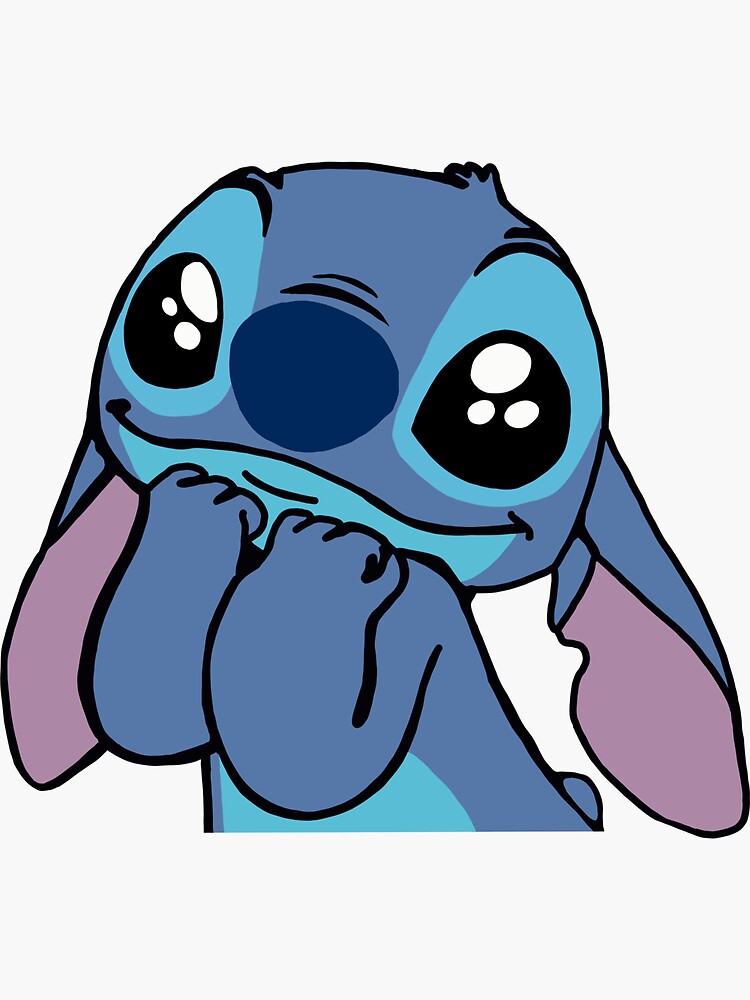 Stitch Confused Sticker for Sale by ss52