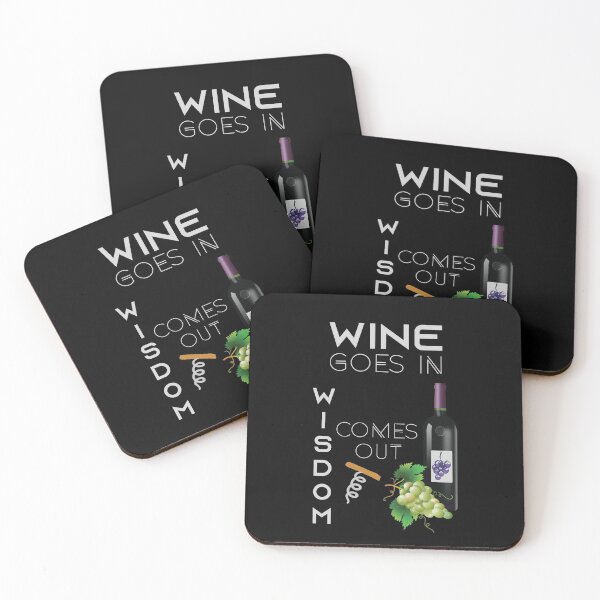 Item preview, Wine Goes In - Wisdom Comes Out designed and sold by ColorfulMystic.