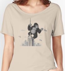 Camiseta ancha Jugando con aviones