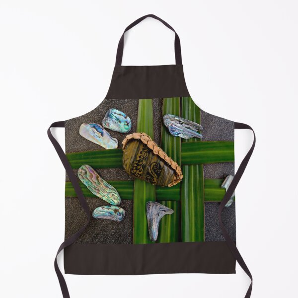Item preview, NZ Maori - River Stone And Flax designed and sold by Nicolette Neish.