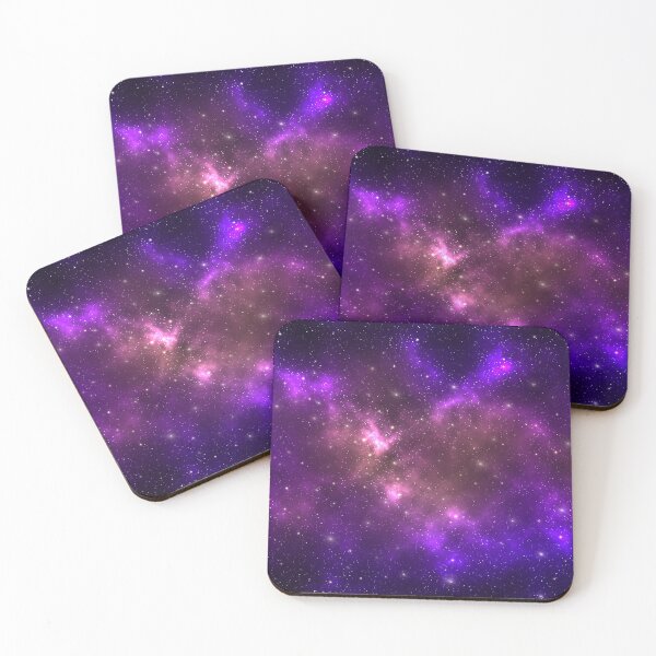 Item preview, Violet and pink galaxy with stars designed and sold by FocusAndFlow.