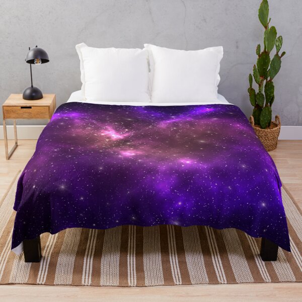 Item preview, Violet and pink galaxy with stars designed and sold by FocusAndFlow.