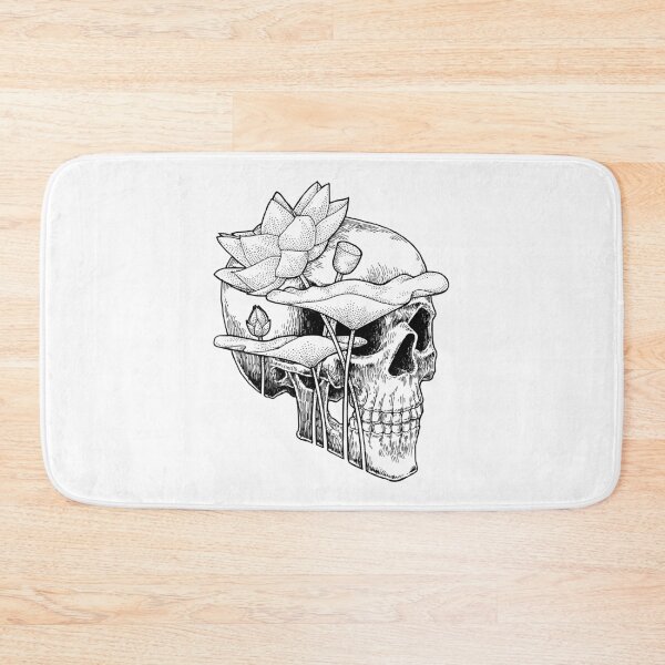 Item preview, Lotus Water Lily Skull - Perspective designed and sold by eDigi-Arts.